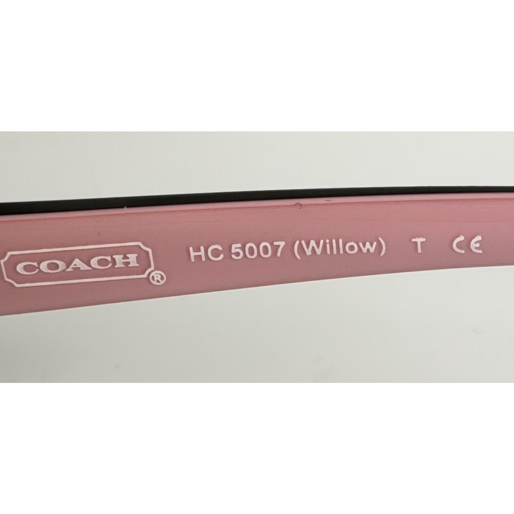 Coach HC 5007 9044 Womens Rectangular 50-16-135mm Black Eyeglasses FRAMES ONLY - Picture 11 of 13